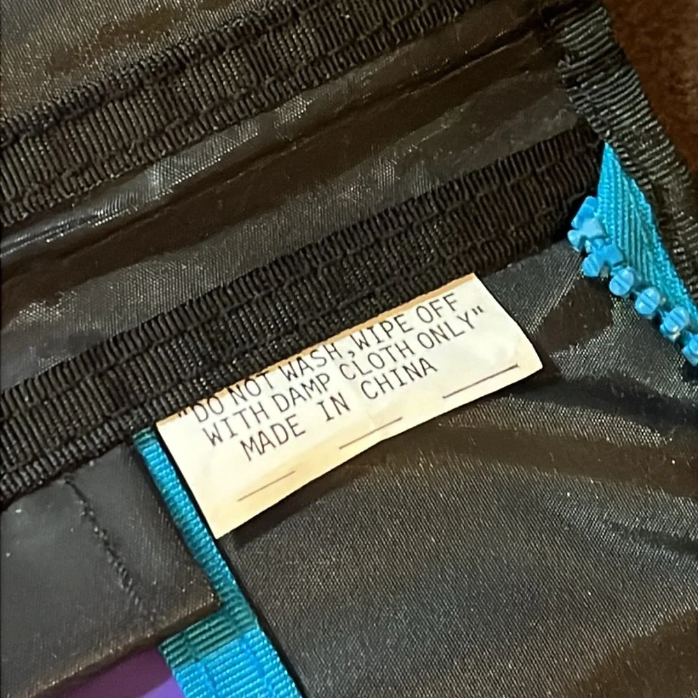 Class Act Vintage Zippered Folder School pocket 80s